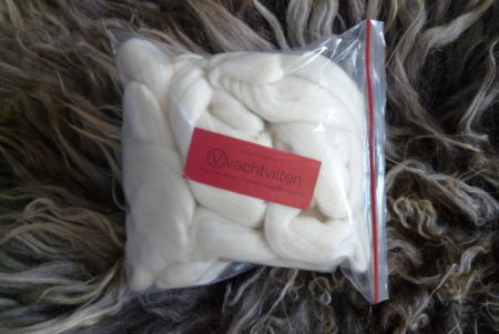 ecologische merinowol, diervriendelijk, dus zonder mulesing, geproduceerd.